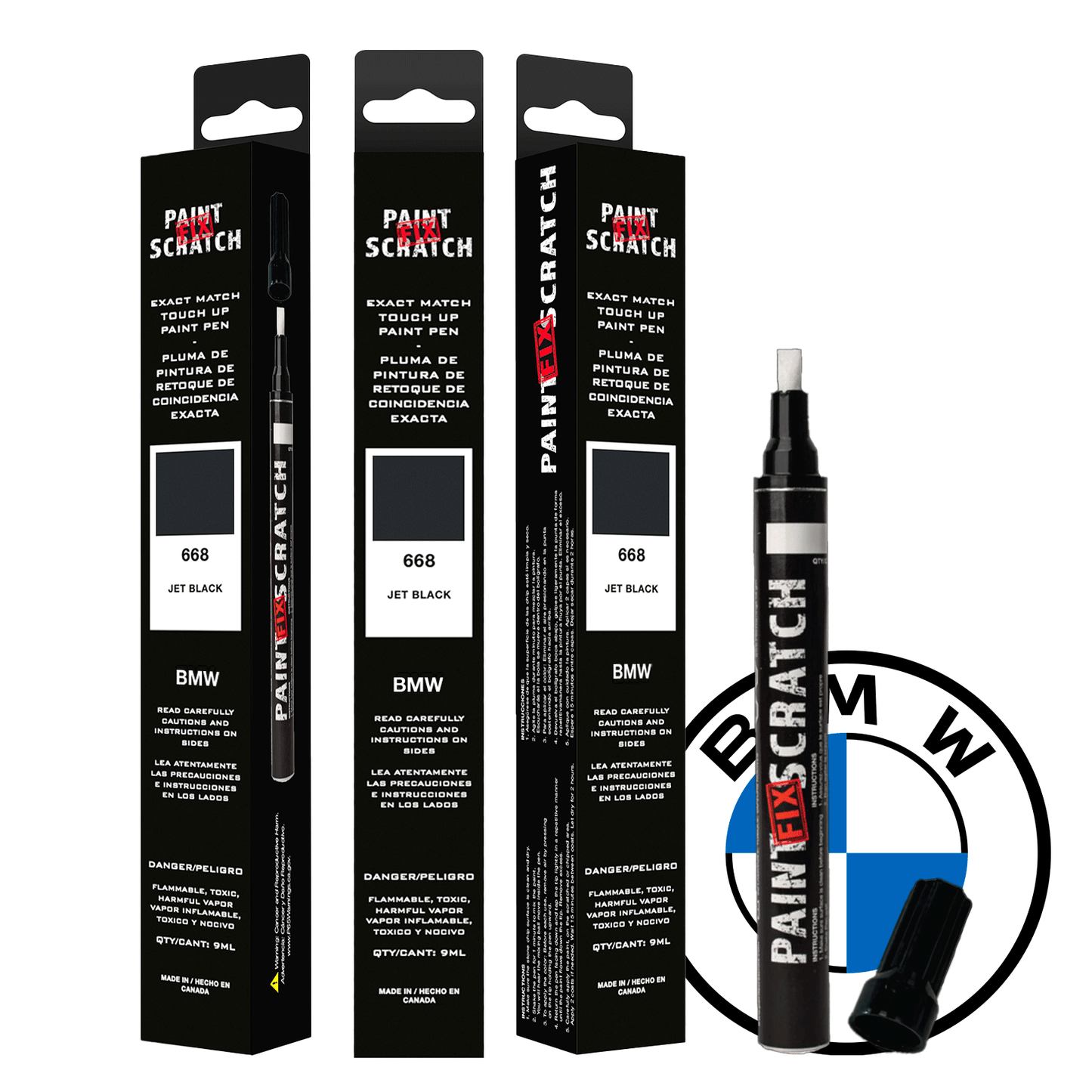 Touch Up Paint - BMW - BMW - Jet Black - 668 image