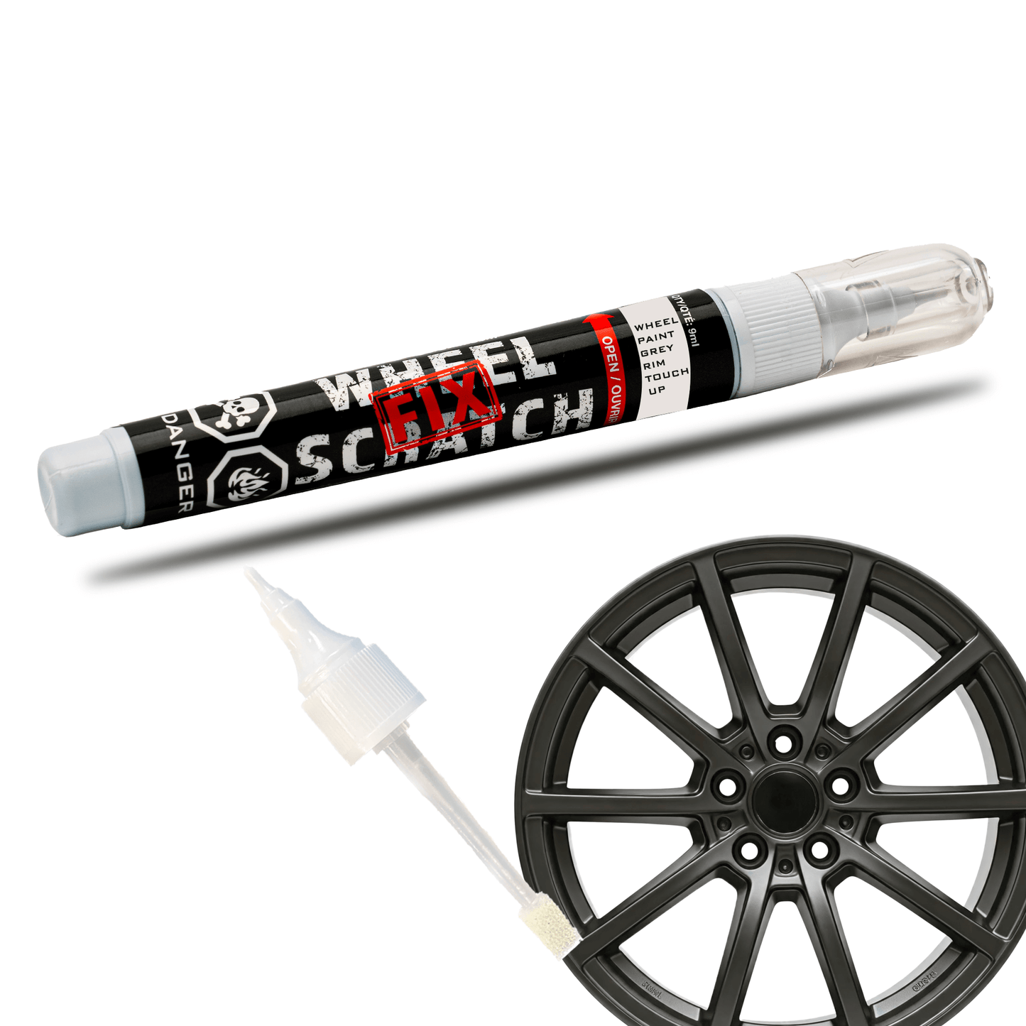 Wheel Touch Up - Only - WHEEL SCRATCH - Satin Dark Grey image