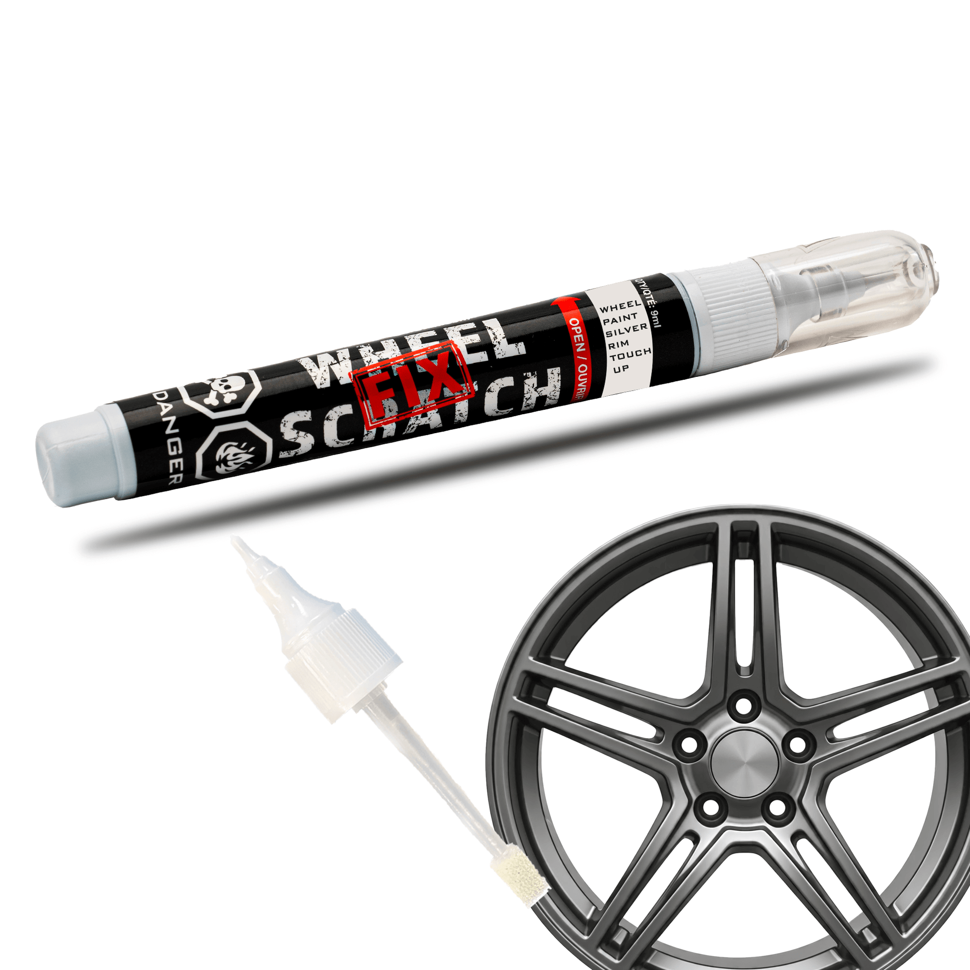Wheel Touch Up - Only - WHEEL SCRATCH - Dark Silver image