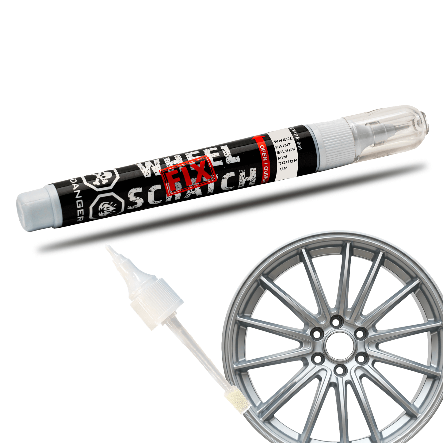 Wheel Touch Up - Only - WHEEL SCRATCH - Light Silver image