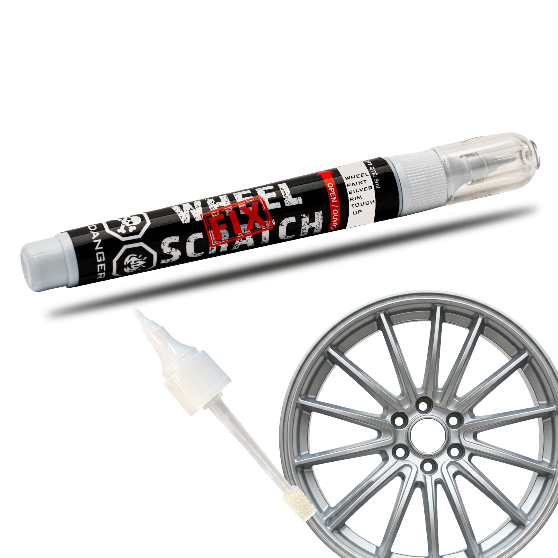 Wheel Touch Up - Only - WHEEL SCRATCH - Light Silver image