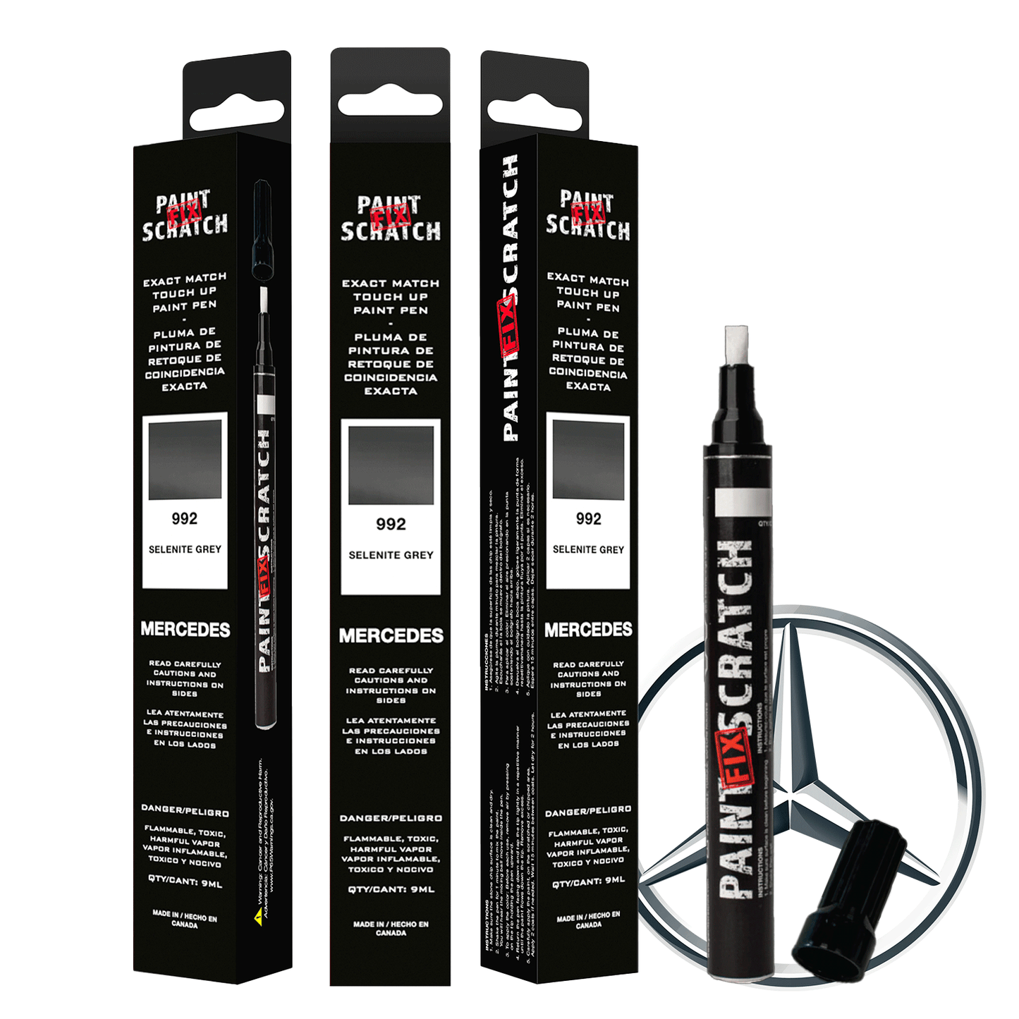 Touch Up Paint - Mercedes - MERECEDES - Selenite Grey - 992 image