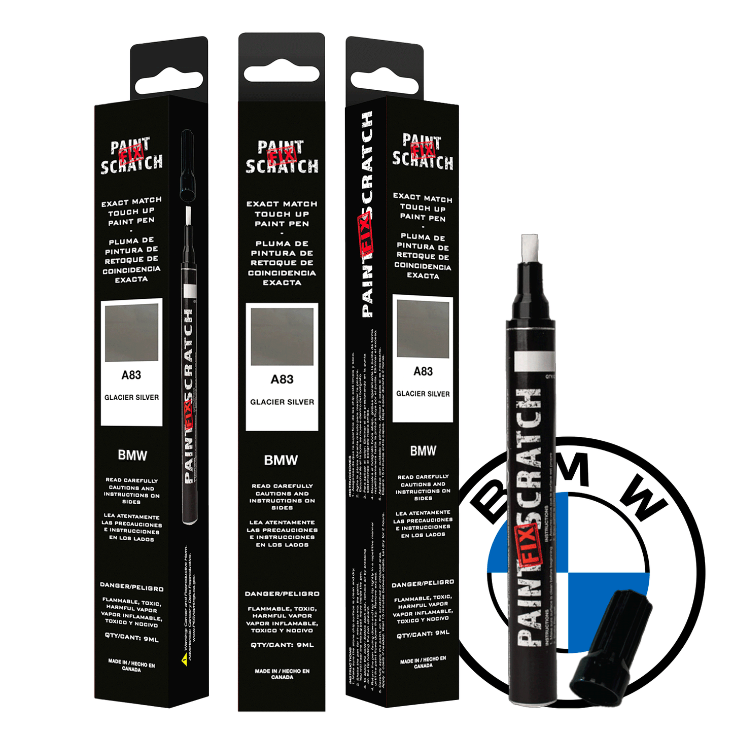Touch Up Paint - BMW - BMW - Glacier Silver - A83 image