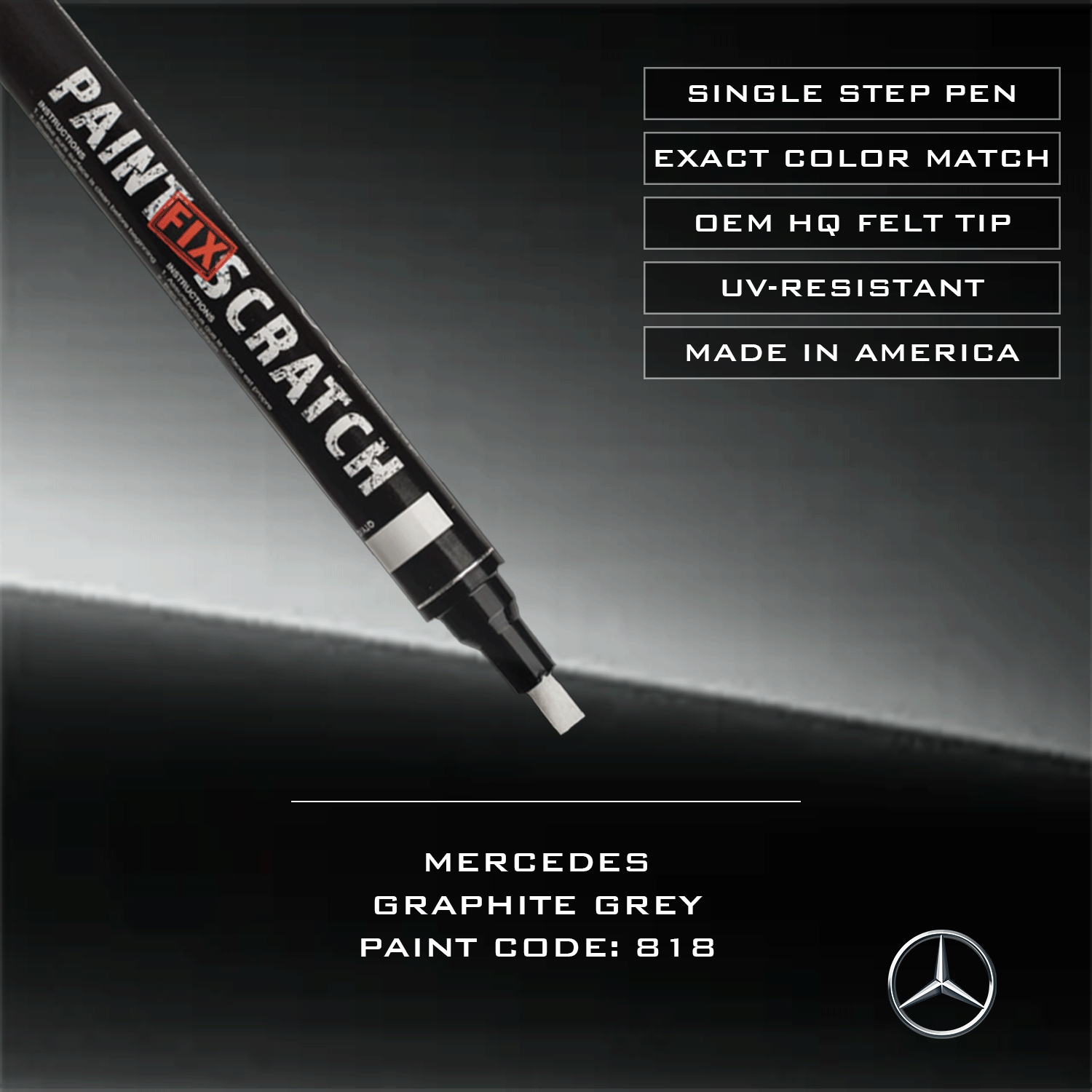 thumbnail interactive-video image 1 of Xtremeauto 30ml Touch Up Paint Pen For Mercedes SLK - Match By Registration Number 1 of 3