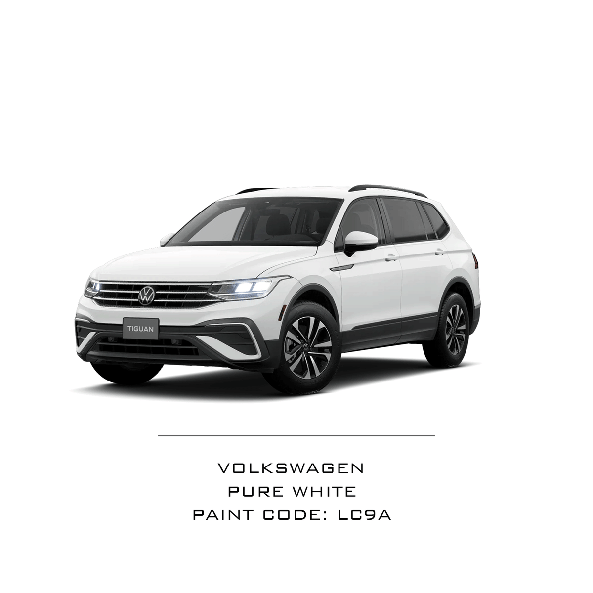 Vehicle paint-code color option and compatible finish example
