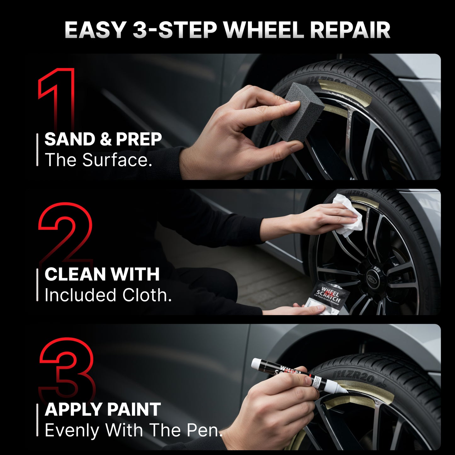 Wheel Scratch Fix - Ultimate Wheel Repair Bundle