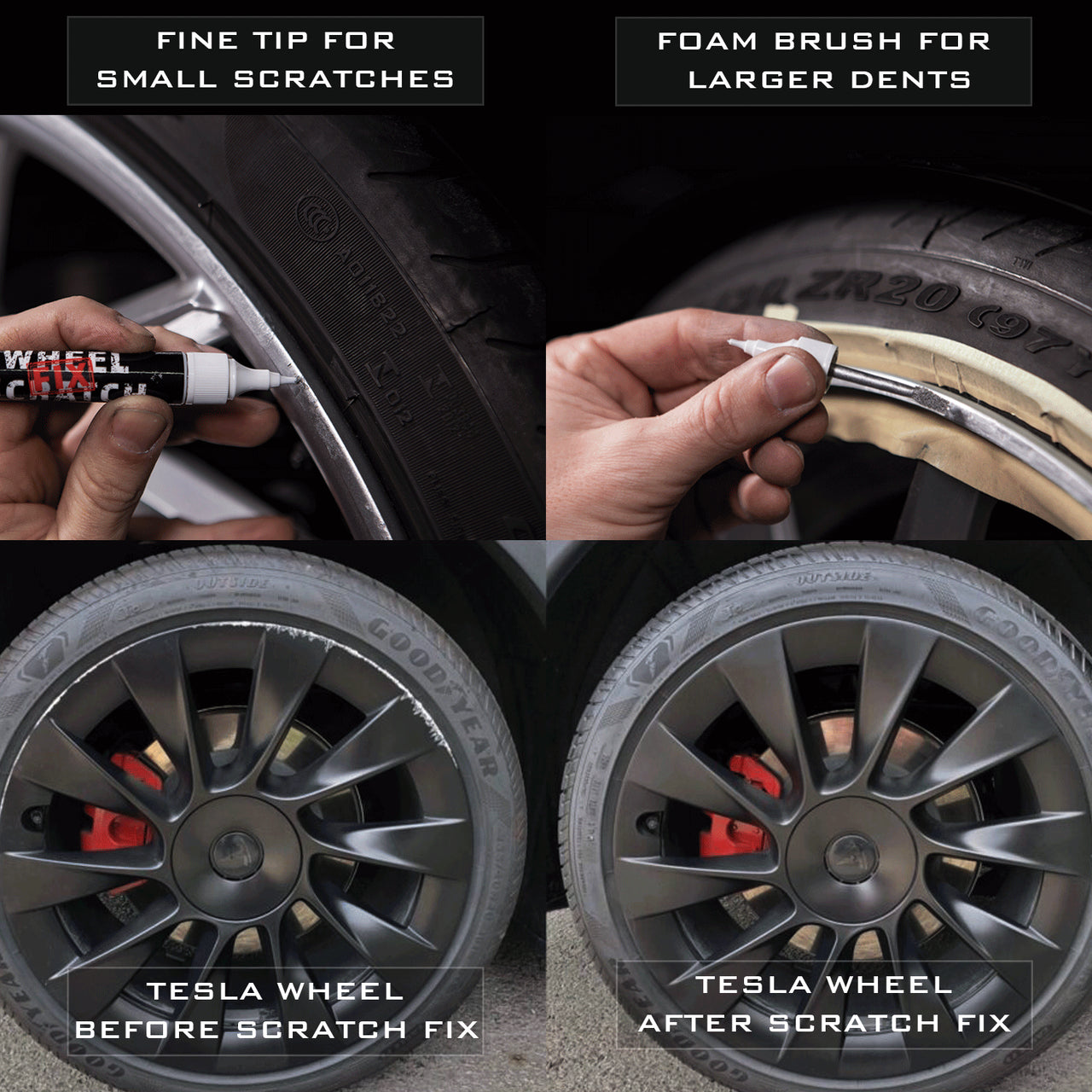 Saving Bundle - Wheel Kit, Car Paint Touch Up Pen, FREE Cleaning Gel